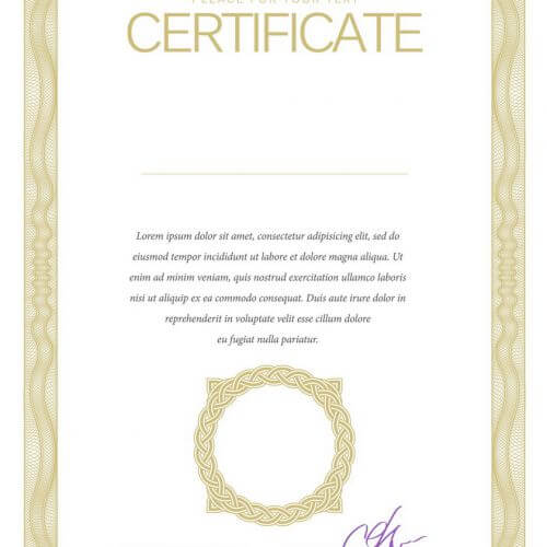 Certificate 3